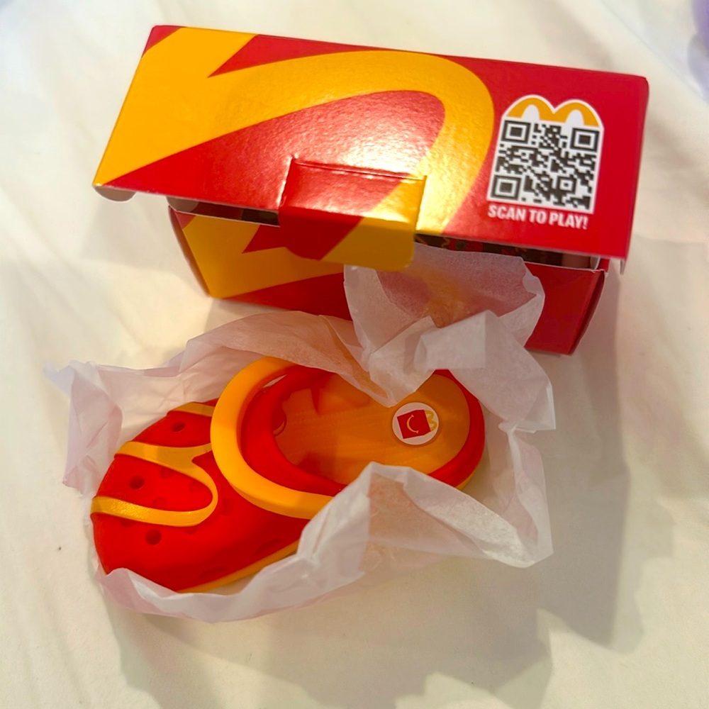 McDonald crocs happy meal toy
